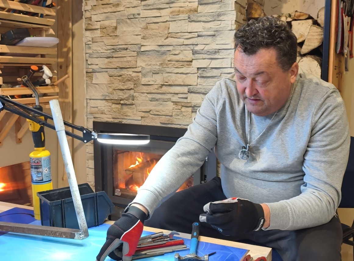 Obraz wykonany w miedzi